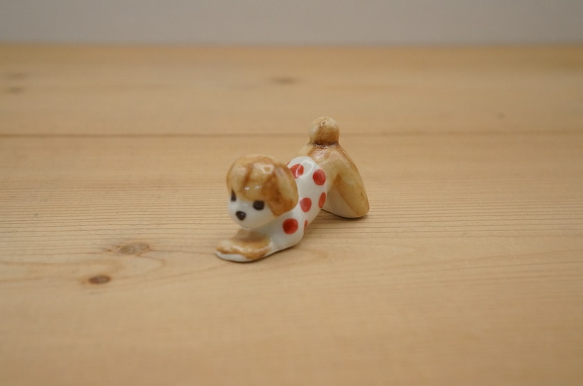 箸置き（プードル/赤）