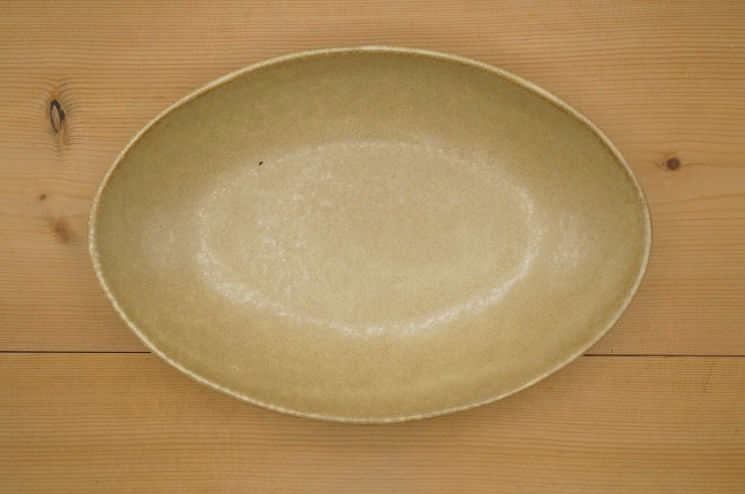 楕円深皿（oval/イエロー）