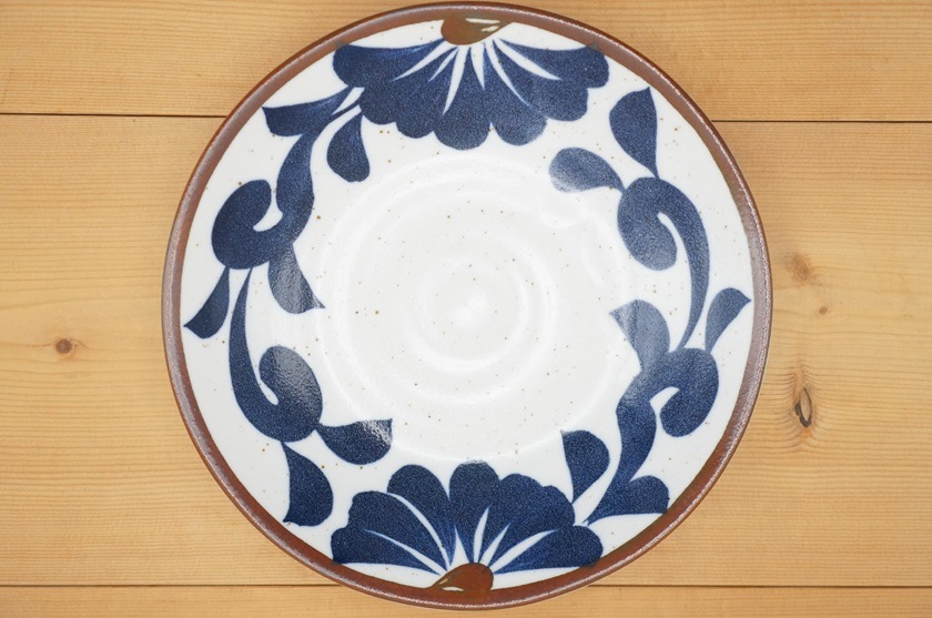 深皿（藍唐草）