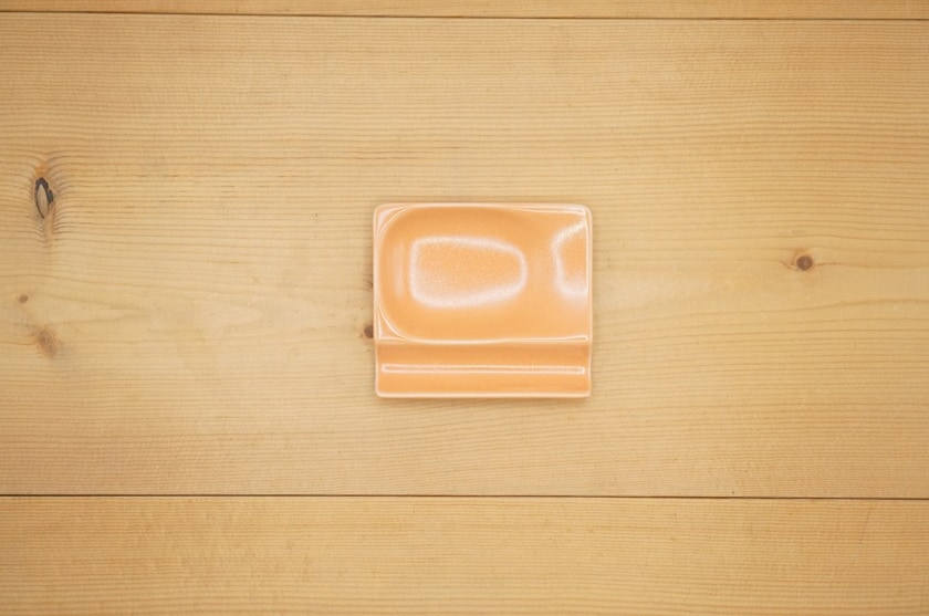 豆皿・箸置き（カトラリーレスト/オレンジ）