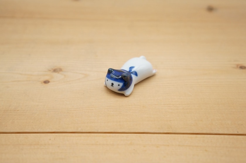 箸置き（休日寝そべり忍者ネコ）