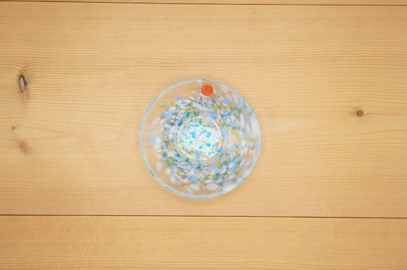 豆皿(津軽びいどろ/水まり)