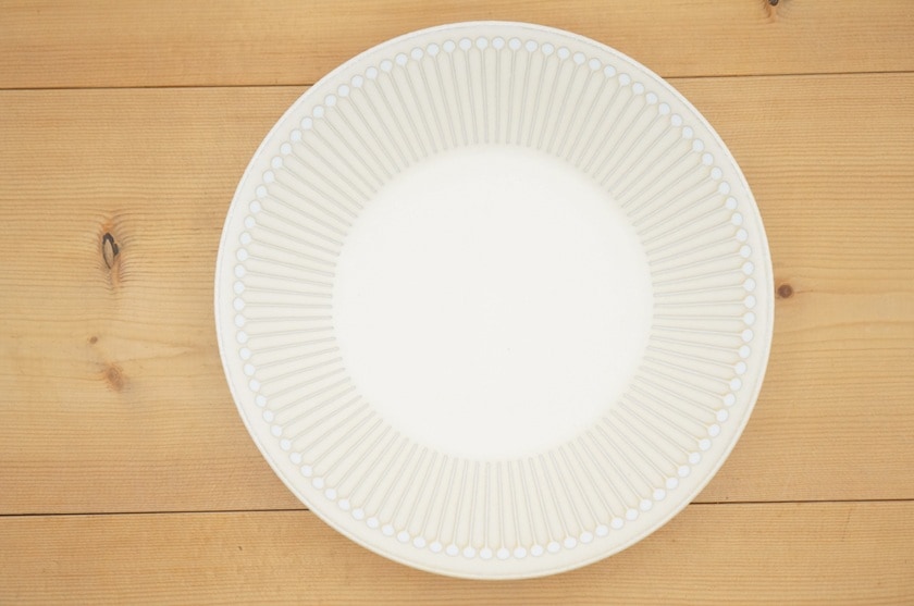 パスタ・カレー皿（アルビー撥水/マットホワイト）