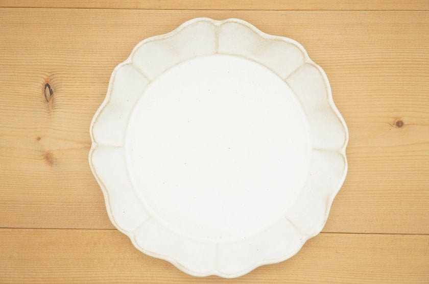 中皿（ひまわり/ホワイト）