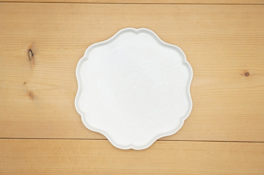 中皿（文山/ホワイト）