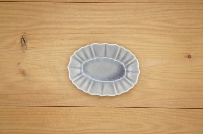 楕円小皿（ロータス/パープル）