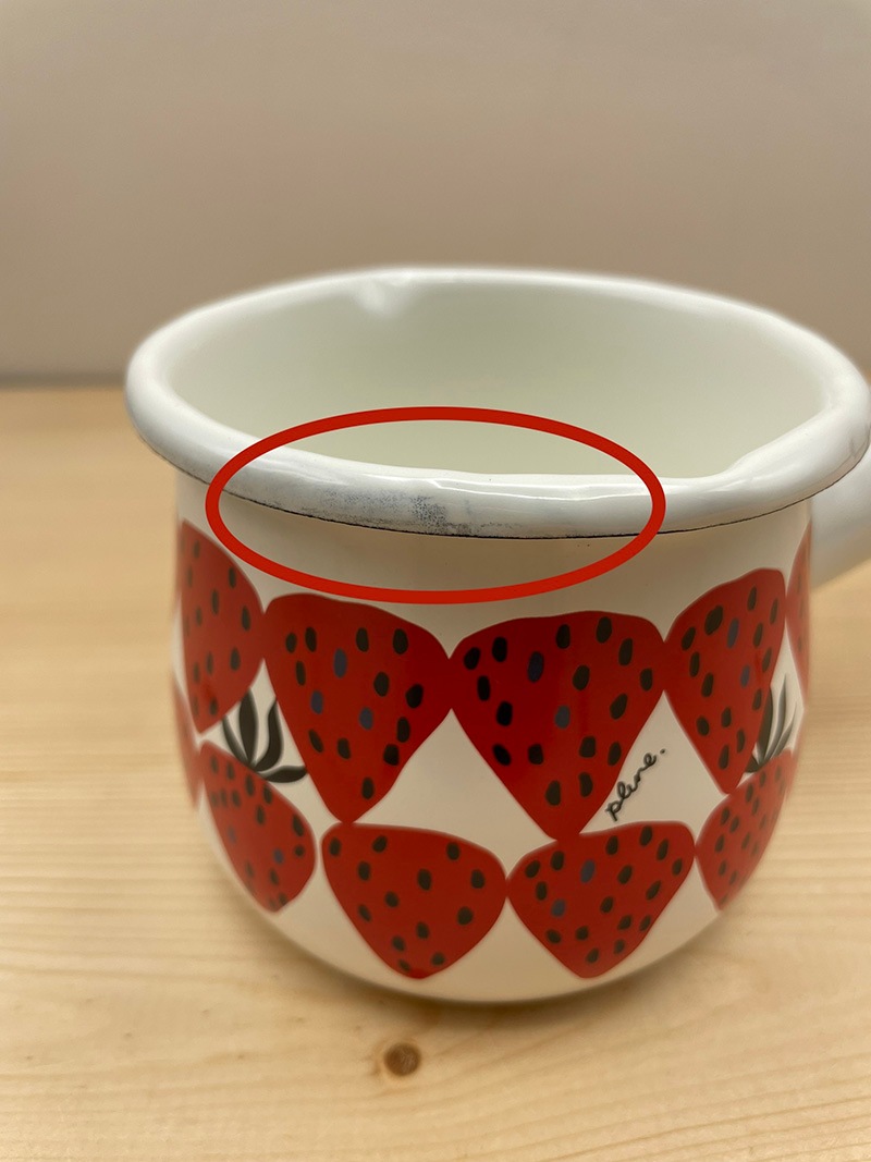 ホーロースクエアポット蓋つき（osakana） | ホーロー | うつわ market