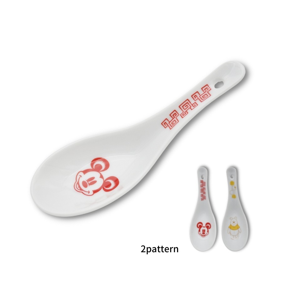 M【新品.未使用】☆ディズニーランド限定 中華皿レンゲ＆ラーメン丼セット☆ M様専用【新品.未使用】☆ディズニーランド限定 中華皿レンゲ