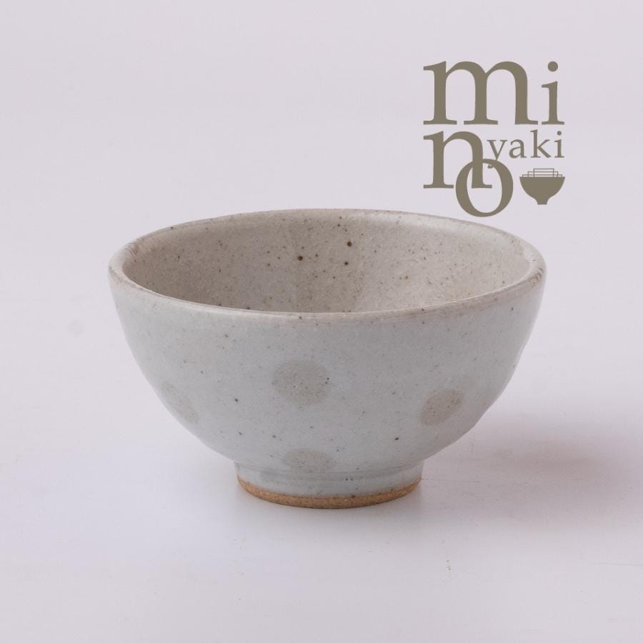 白い円錐形飯碗 マルサ水玉飯碗小 白 | すべての商品（All items） | うつわのお店たたら