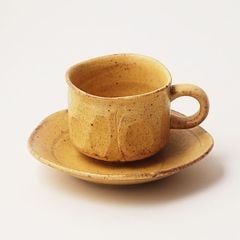 ��̥ ���ѥ����ҡ� �����͡�TAKUMI Kiln-Change Coffee Cup & Saucer Kizeto