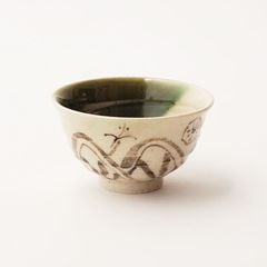 ̥   TAKUMI Oribe Hand-Painted Sencha Cup