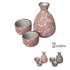 花ちらし酒器揃