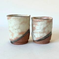 ����ʴ�������ݤߡ�Handcrafted Kohiki Teacup Set