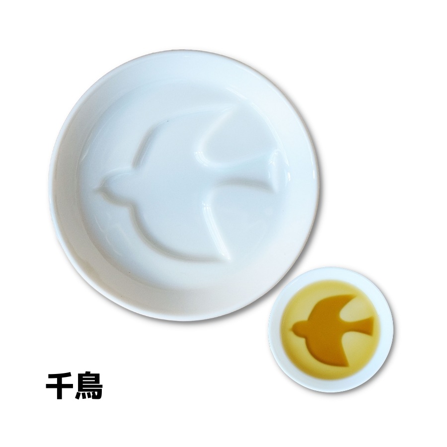 �񻺥��륨�åȤ��礦�滮5���ȡ�Silhouette Soy Sauce Dishes Set of 5