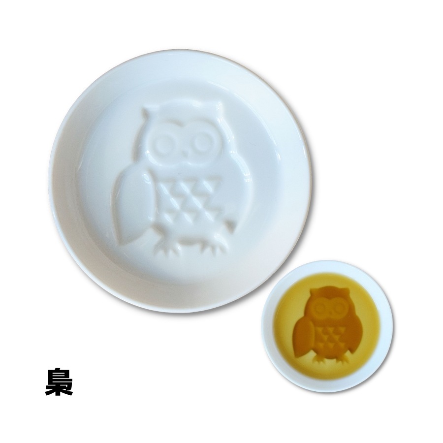 �񻺥��륨�åȤ��礦�滮5���ȡ�Silhouette Soy Sauce Dishes Set of 5