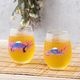 �䴶���饹�ʾ��˥ڥ���color-changing glass (pair)