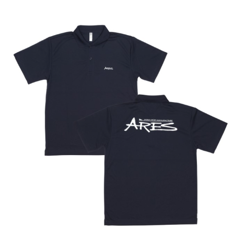 ARES ドライポロシャツ ネイビー