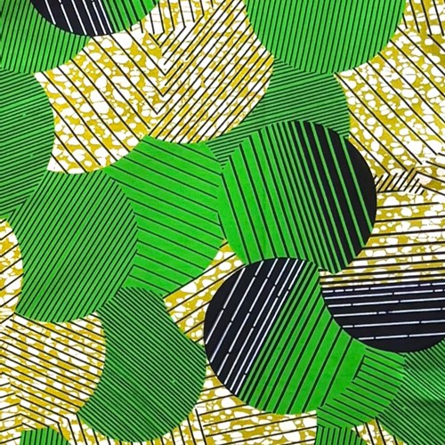 アフリカンプリント 布 生地 50cm単位 AP-13656 昼の光泡 緑 薄抹茶色 濃紺　アフリカ 布 ブロード カットクロス ハンドメイド パッチワーク エコバッグ 手芸材料 ダンス 舞台 衣装 通園通学に