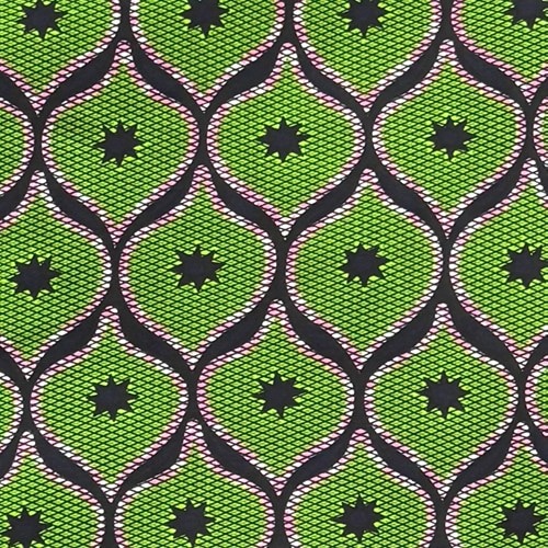 アフリカンプリント 布 生地 50cm単位 AP-13698　コングレ 品格 グリーン 濃紺ピンク　アフリカ 布 ブロード カットクロス ハンドメイド パッチワーク エコバッグ 手芸材料 ダンス 舞台 衣装 通園通学に