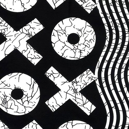 アフリカンプリント 布 生地 50cm単位 AP-13824　◎丸×ペケウェーブ トライブ系 黒 白　アフリカ 布 ブロード カットクロス ハンドメイド パッチワーク エコバッグ 手芸材料 ダンス 舞台 衣装 通園通学に