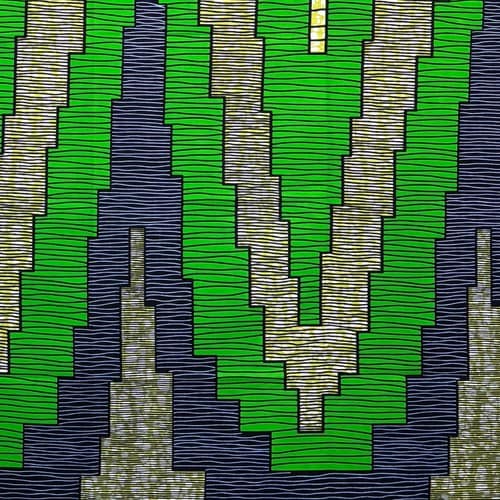 アフリカンプリント,幾何学柄 | UzumeTrading 本店