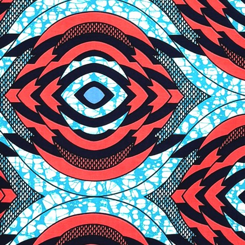 アフリカンプリント,幾何学柄 | UzumeTrading 本店