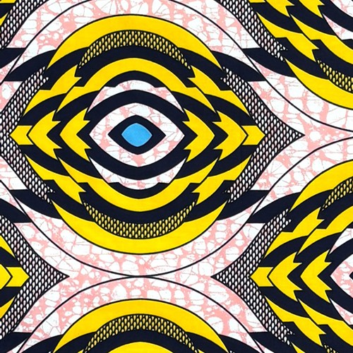 アフリカンプリント,幾何学柄 | UzumeTrading 本店