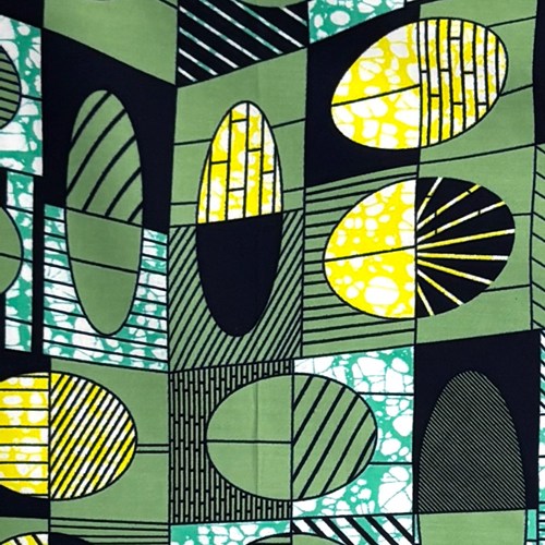 アフリカンプリント,幾何学柄 | UzumeTrading 本店