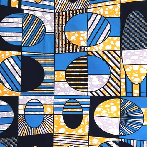 アフリカンプリント,幾何学柄 | UzumeTrading 本店