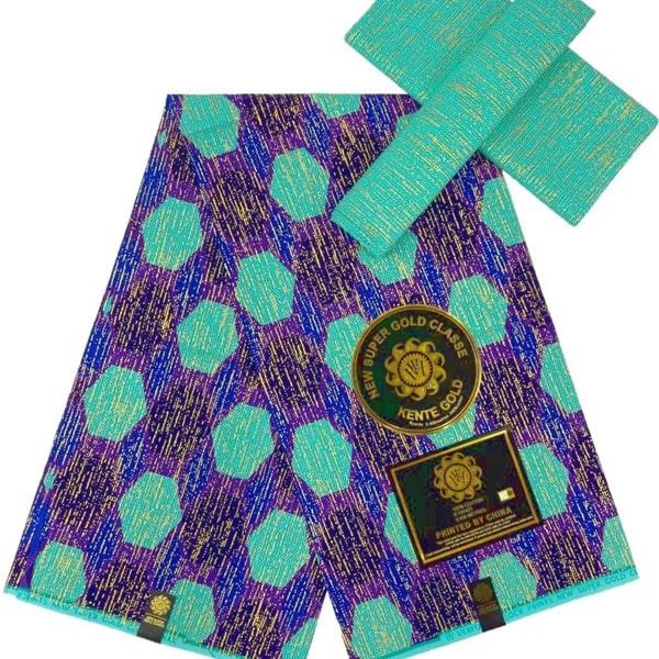 【サンプル処分】SP-100 ケンテプリント4ヤード＋2ヤードのセット　アフリカンプリント アフリカ 布 ブロード カットクロス ハンドメイド パッチワーク エコバッグ 手芸材料 ダンス 舞台 衣装 通園通学に