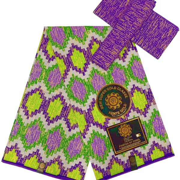 【サンプル処分】SP-102 ケンテプリント4ヤード＋2ヤードのセット　アフリカンプリント アフリカ 布 ブロード カットクロス ハンドメイド パッチワーク エコバッグ 手芸材料 ダンス 舞台 衣装 通園通学に