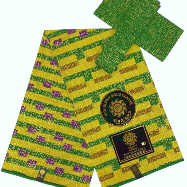 【サンプル処分】SP-103 ケンテプリント4ヤード＋2ヤードのセット　アフリカンプリント アフリカ 布 ブロード カットクロス ハンドメイド パッチワーク エコバッグ 手芸材料 ダンス 舞台 衣装 通園通学に