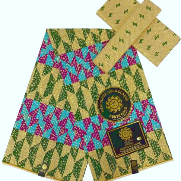 【サンプル処分】SP-105 ケンテプリント4ヤード＋2ヤードのセット　アフリカンプリント アフリカ 布 ブロード カットクロス ハンドメイド パッチワーク エコバッグ 手芸材料 ダンス 舞台 衣装 通園通学に