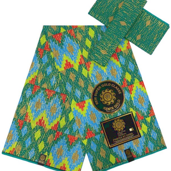 【サンプル処分】SP-108 ケンテプリント4ヤード＋2ヤードのセット　アフリカンプリント アフリカ 布 ブロード カットクロス ハンドメイド パッチワーク エコバッグ 手芸材料 ダンス 舞台 衣装 通園通学に