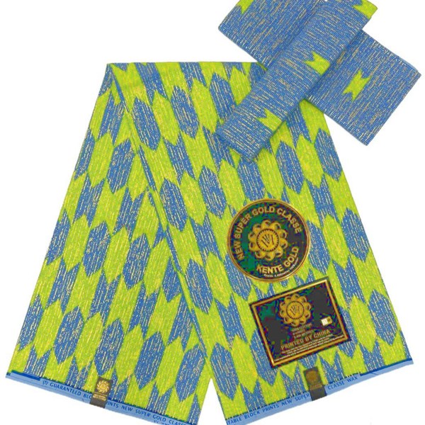 【サンプル処分】SP-112 ケンテプリント4ヤード＋2ヤードのセット　アフリカンプリント アフリカ 布 ブロード カットクロス ハンドメイド パッチワーク エコバッグ 手芸材料 ダンス 舞台 衣装 通園通学に