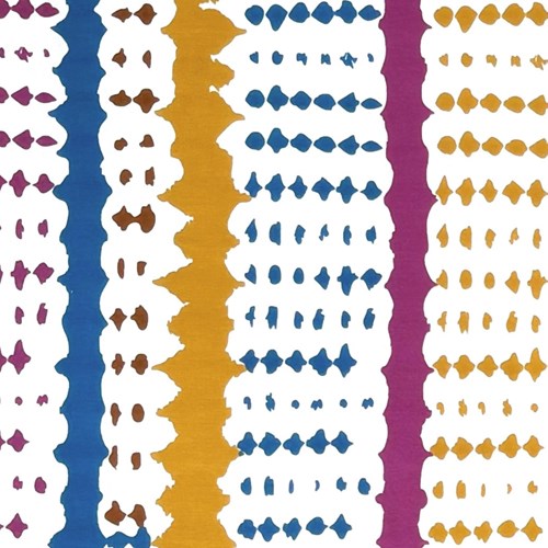 アフリカンプリント 布 生地 50cm単位 AP-13466  絞り染め柄 ピンク的紫  黄土色 ブルー  アフリカ 布 ブロード カットクロス ハンドメイド パッチワーク エコバッグ 手芸材料 ダンス 舞台 衣装 通園通学に