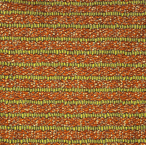 sale＞アフリカンプリント生地 0.5m(50cm)単位 AP-12746 さとうきび