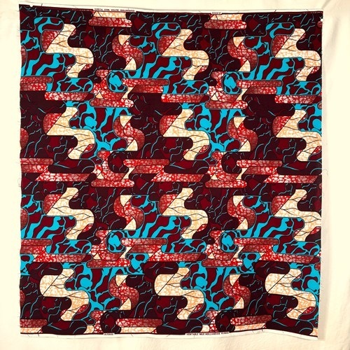 アフリカンプリント 布 生地 50cm単位 AP-13604 霞 雲海 ゼブラ 茶系 アフリカ 布 ブロード カットクロス ハンドメイド パッチワーク エコバッグ 手芸材料 ダンス 舞台 衣装 通園通学に