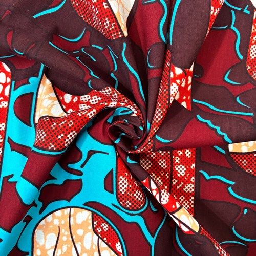 アフリカンプリント 布 生地 50cm単位 AP-13604 霞 雲海 ゼブラ 茶系 アフリカ 布 ブロード カットクロス ハンドメイド パッチワーク エコバッグ 手芸材料 ダンス 舞台 衣装 通園通学に