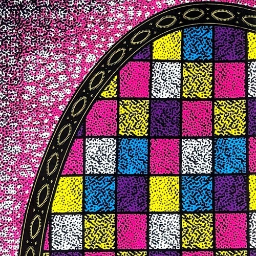 アフリカンプリント 布 生地 50cm単位 AP-13264  カラフルオーバル マルチカラーの世界  アフリカ 布 ブロード カットクロス ハンドメイド パッチワーク エコバッグ 手芸材料 ダンス 舞台 衣装 通園通学に