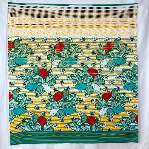 アフリカンプリント 布 生地 50cm単位 AP-13335  ラフレシア 巨大な花の楽園 グリーン  アフリカ 布 ブロード カットクロス ハンドメイド パッチワーク エコバッグ 手芸材料 ダンス 舞台 衣装 通園通学に