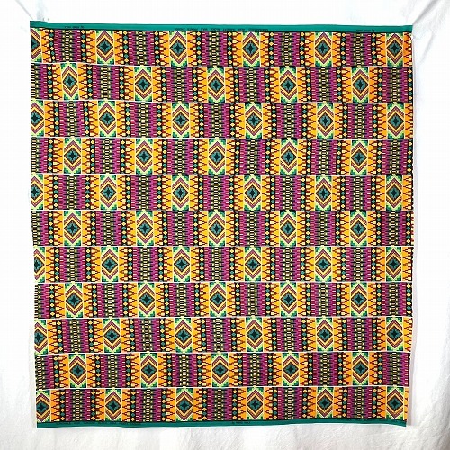 アフリカンプリント生地 0.5m単位 AP-12996　カラフルケンテ 派手系マルチカラー