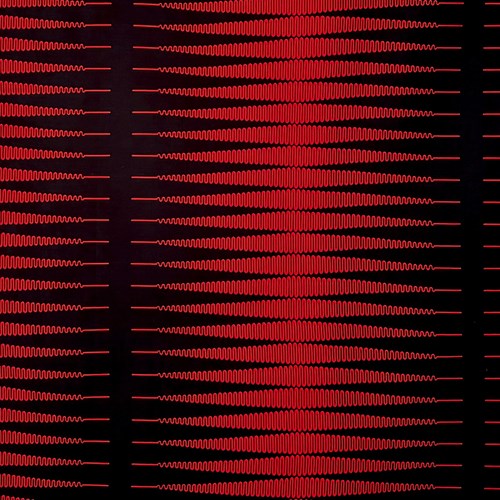 アフリカンプリント 布 生地 50cm単位 AP-13293  エンクルマペン 目の錯覚 黒 赤  アフリカ 布 ブロード カットクロス ハンドメイド パッチワーク エコバッグ 手芸材料 ダンス 舞台 衣装 通園通学に