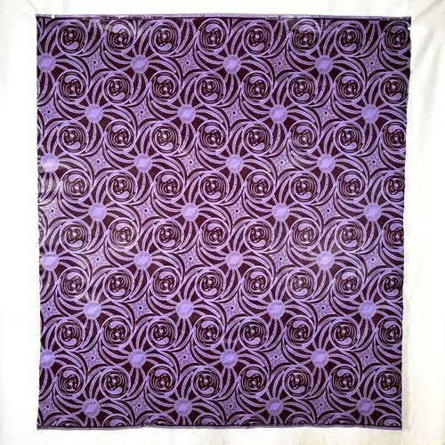 アフリカンプリント 布 生地 50cm単位 AP-13564  稲妻サイクロン パープル 阪急電車色地  アフリカ 布 ブロード カットクロス ハンドメイド パッチワーク エコバッグ 手芸材料 ダンス 舞台 衣装 通園通学に