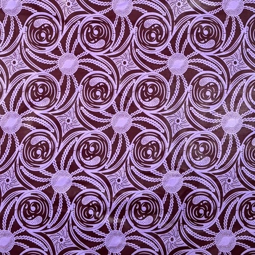 アフリカンプリント 布 生地 50cm単位 AP-13564  稲妻サイクロン パープル 阪急電車色地  アフリカ 布 ブロード カットクロス ハンドメイド パッチワーク エコバッグ 手芸材料 ダンス 舞台 衣装 通園通学に