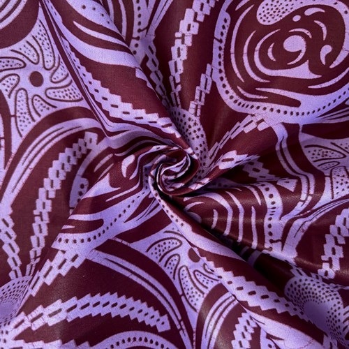 アフリカンプリント 布 生地 50cm単位 AP-13564  稲妻サイクロン パープル 阪急電車色地  アフリカ 布 ブロード カットクロス ハンドメイド パッチワーク エコバッグ 手芸材料 ダンス 舞台 衣装 通園通学に