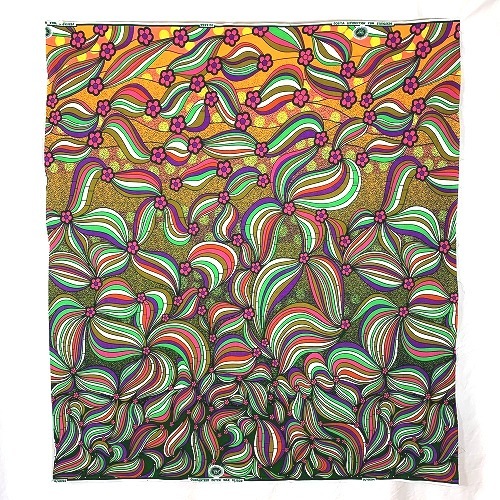 アフリカンプリント 布 生地 50cm単位 AP-13478  レインボーポップフラワー マルチカラー  アフリカ 布 ブロード カットクロス ハンドメイド パッチワーク エコバッグ 手芸材料 ダンス 舞台 衣装 通園通学に