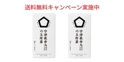 【通常購入】宇津救命丸（株）の大人向け五疳強心薬【第2類医薬品】（販売名:回春仙）３０粒×2箱セット