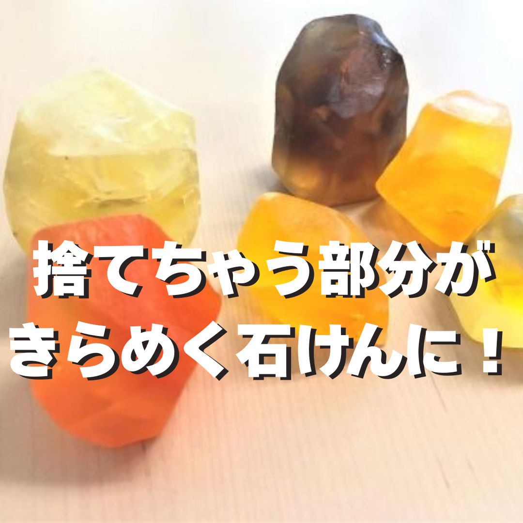 【夏休み自由研究にオススメ!!】野菜のエキスで作ろう「宝石せっけん」キット