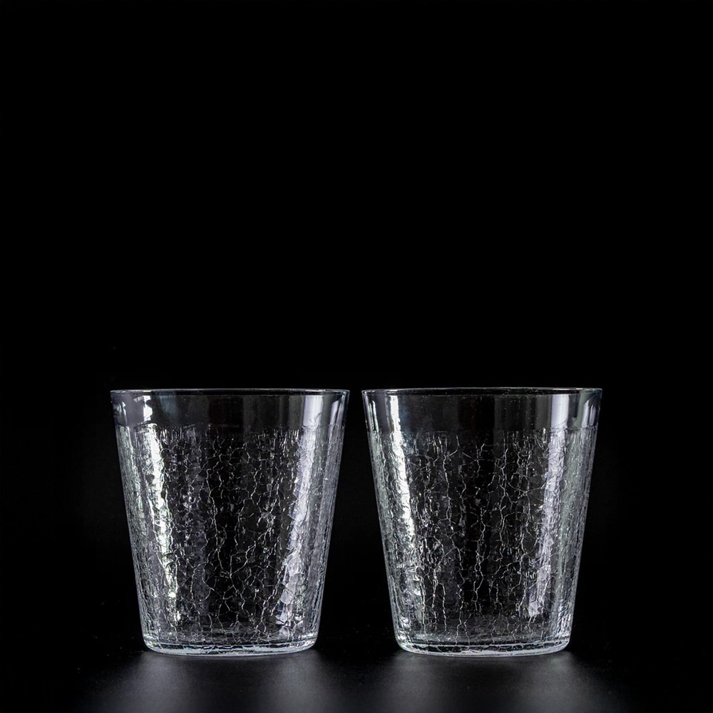 CRACKS　ロックグラスペア